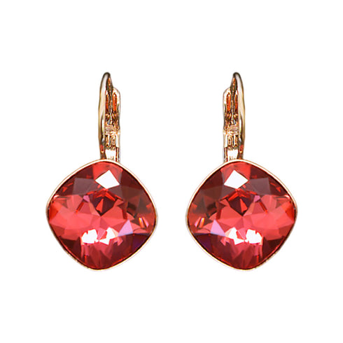 Earrings "Dazzling Sparkle IV (Padparadscha)" with Swarovski™ crystals